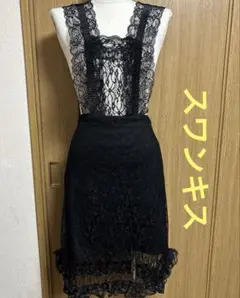 swankiss エプロンワンピース swankiss エプロンワンピース