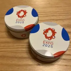 EXPO 2025 デザイン 空き缶 2個セット