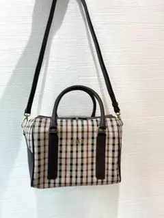 ダックス　DAKS ショルダーバッグ　ミニボストン