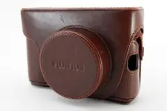 富士フィルム FUJIFILM LC-X100用 レザーケース ブラウン