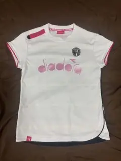 DIADORA ホワイト Tシャツ 　サイズM