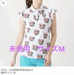 【未使用品】アンパスィand per se HAVE FUN ポロシャツサイズM