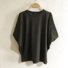 SACRA サクラ ノースリーブ ドルマン スウェット プルオーバー
