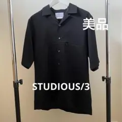 STUDIOUS 半袖シャツ　ブラック