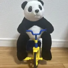 タグ付き未使用　チャリパンダギミックぬいぐるみ　自転車