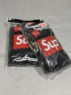 【新品未開封】SUPREME ボクサーパンツ Sサイズ 黒 2枚