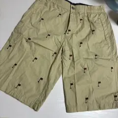IGNIO フラッグ刺繍 ベージュパンツMサイズ