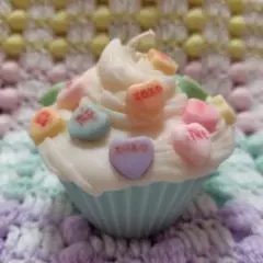 セール！！カップケーキキャンドル　sheer キャンディハーツ