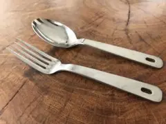 ビンテージ フランス軍 カトラリーセット スプーンu0026フォーク メスキット 飯盒