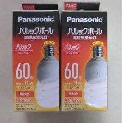 Panasonic パルックボール 60形 11W E17