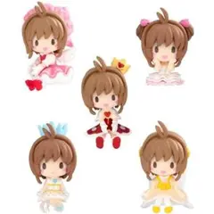 全5種 ハグコット カードキャプターさくら4 木之本桜 フィギュア バトルコス