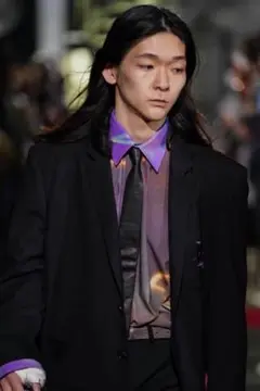 激安！littlebig 22aw NEON SHIRT 46 ブルー