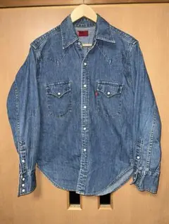 Levi's デニムシャツ Mサイズ インディゴブルー