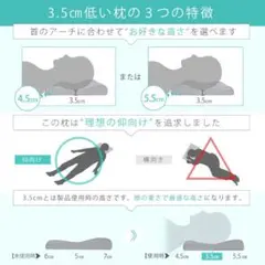 猫背改善 低反発まくら 姿勢補正 ゆったりサイズ