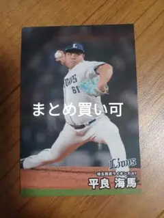 平良海馬 カルビープロ野球チップス 2025 まとめ買い可