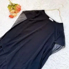 ★新品タグ付き★シャンリークゥイ フレアワンピース【3XL】フレンチスリーブ