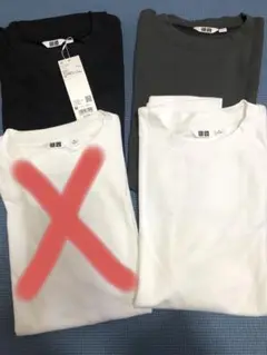 【3枚セット】エアリズムコットンオーバーサイズTシャツ/5分丈　新品タグ付きあり