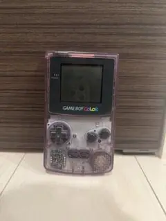 【ジャンク品】ゲームボーイポケット クリアパープル 本体