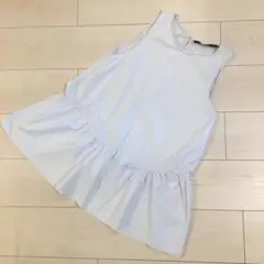 ZARA フリルノースリーブチュニック XS