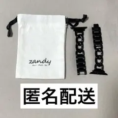 Applewatch チェーンベルト zandy ズィー・アンド・ワイ ブラック