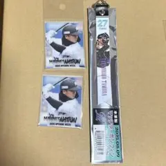 千葉ロッテマリーンズ 27 田村 ボンフィン オンラインくじ ステッカー F賞