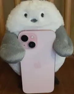 新品未使用　シマエナガ　スマホスタンド