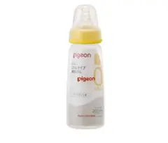 Pigeon スリムタイプ 哺乳瓶 200ml 透明/イエロー