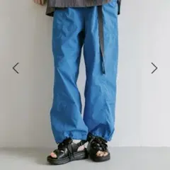 ニコアンド DRYチルイージーベルトパンツ
