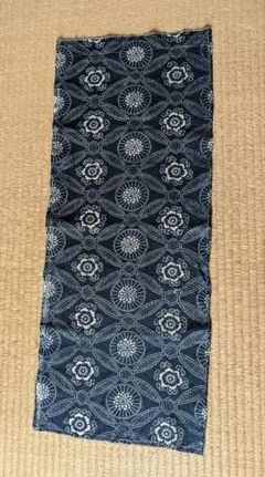 藍染め古布　型染め　◎