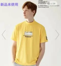 未使用品❗️23区ゴルフ　SNOOPYコラボ　M程度　ホワイト　半袖モックネック 未使用品❗️23区ゴルフ SNOOPYコラボ M程度 ホワイト 半袖