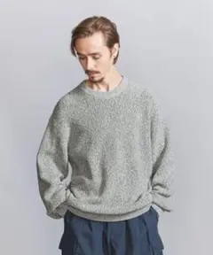 【完売未使用品】クリスプ アゼ フォルム クルーネック ニット ウォッシャブル