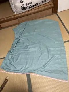 カーテン　緑　2枚　110かける144