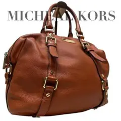 MICHEAL KORS トートバッグ 0766 ロゴプレート ゴールド