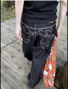 大人気‼️アメリカンワイドストレートデニムパンツ‼️