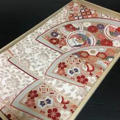 振袖用袋帯 西陣 唐織 刺繍 桜・七宝 N3000-2