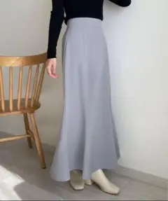 【未使用】callautia フレアマーメイドスカート ブルー S