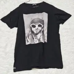 No.426 ジーユー 【S】カートコバーン Tシャツ ニルヴァーナ ブラック