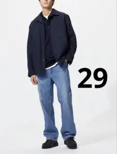 UNIQLO ワイドストレートジーンズ サイズ29