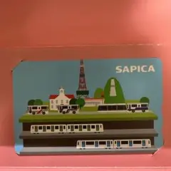 SAPICA 記念カード１万枚限定　札幌　地下鉄　市電 ICカード SAPICA 記念カード1万枚限定 札幌 北海道 地下鉄 市電