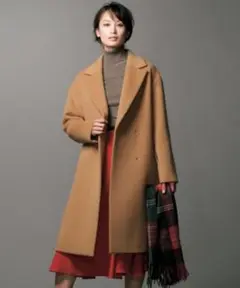 【美品】　自由区　チェスター　現行　ロングコート　46 大きいサイズ　3XL 2025年最新】自由区 レディース チェスターコートの人気アイテム