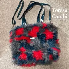Teresa Cambi ファーショルダーバッグ