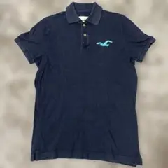 HOLLISTER ネイビー ポロシャツ Mサイズ