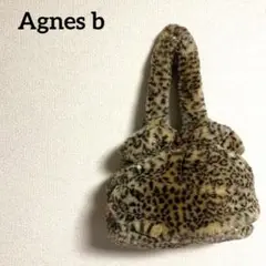Agnes b アニエス ベー ハンドバッグ ヒョウ柄 バック 鞄 アニマル 豹