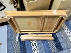 無印良品 無垢材 折りたたみ式学習机