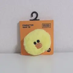 LINE FRIENDS ブラウン ヘアゴム 韓国 LINEフレンズ