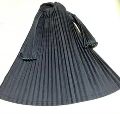 Lサイズ　PLECOプリーツ エコバッグ　ブラック