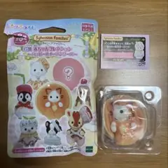 シルバニアファミリー　キラキラくじ G賞　ラテネコの赤ちゃん　ピーノ　半券1枚