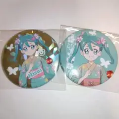 魔法つかいプリキュア　東京アニメセンター　POP UP 浴衣　ひすい　缶バッジ