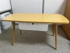 引き出し付きナチュラルセンターテーブル