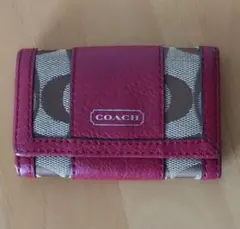 COACH　キーケース　レッド
